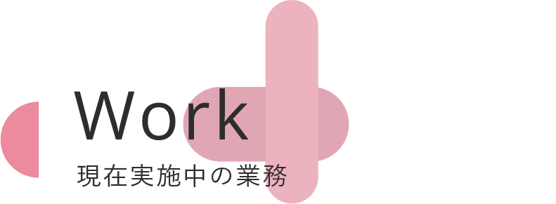 Work 現在実施中の業務